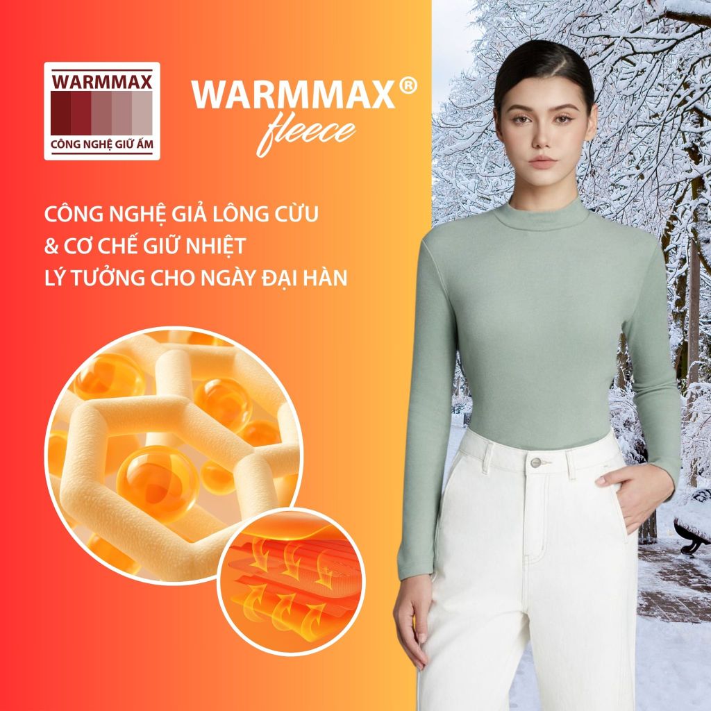  NỮ/ÁO GIỮ NHIỆT WARMMAX LÔNG CỪU FORMAT - 10000026 - DEAL 1 - A857 