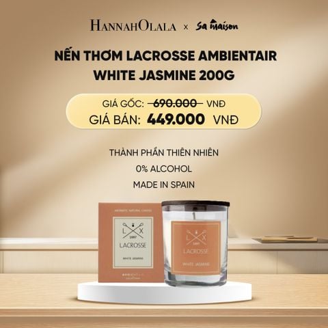  DEAL 5: NẾN THƠM LACROSSE AMBIENTAIR, 200G 
