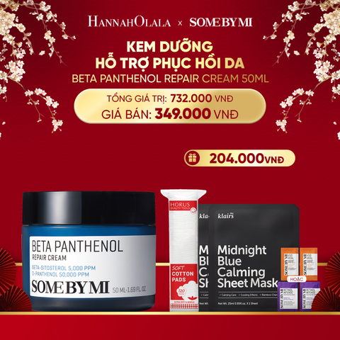  DEAL 2: KEM DƯỠNG ẨM VÀ PHỤC HỒI DA SOME BY MI BETA PANTHENOL 50ML 