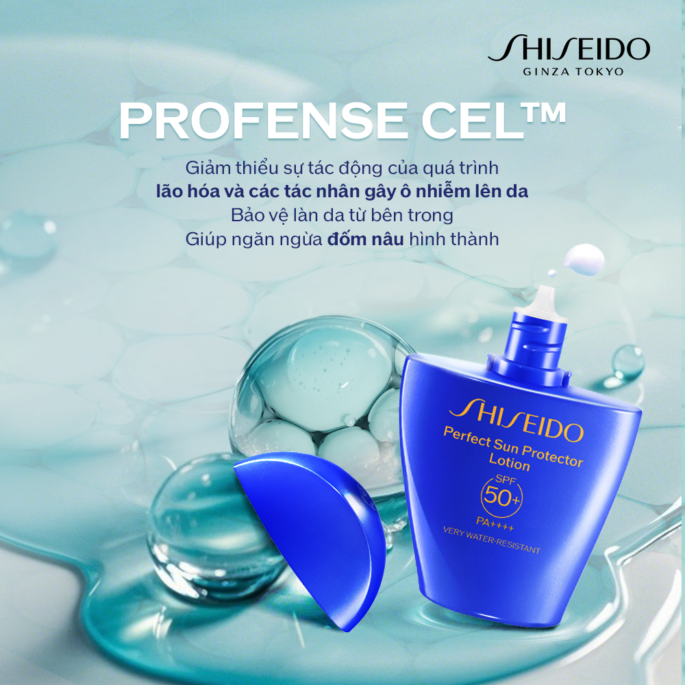  DEAL 3: SỮA CHỐNG NẮNG DƯỠNG DA SHISEIDO GSC PERFECT SUN PROTECTOR LOTION SPF50+ 50ML 