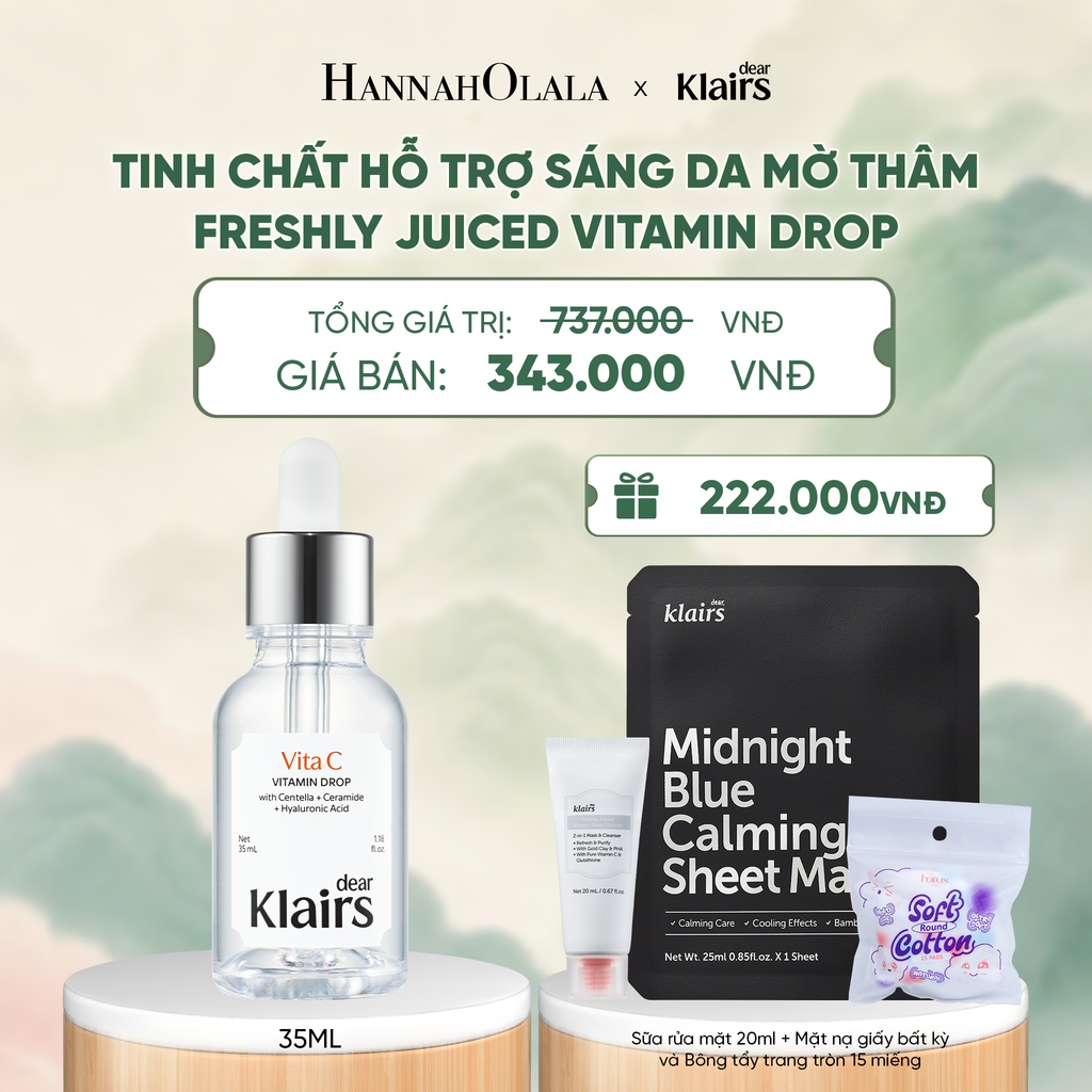  [BẢN MỚI] DEAR KLAIRS TINH CHẤT VITAMIN DROP 35ML - A1438 