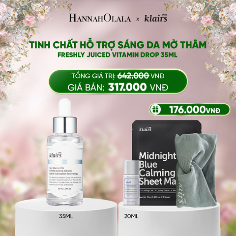  DEAL 2 : DEAR, KLAIRS TINH CHẤT FRESHLY JUICED VITAMIN DROP 35ML 