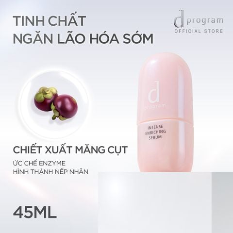  A55_DEAL 15: SERUM GIÚP CẢI THIỆN TÌNH TRẠNG LÃO HÓA SỚM DPROGRAM INTENSE ENRICHING SERUM 45ML 