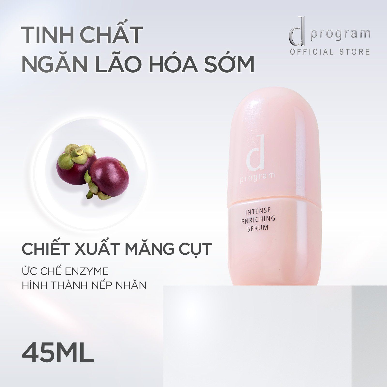  A55_DEAL 15: SERUM GIÚP CẢI THIỆN TÌNH TRẠNG LÃO HÓA SỚM DPROGRAM INTENSE ENRICHING SERUM 45ML 