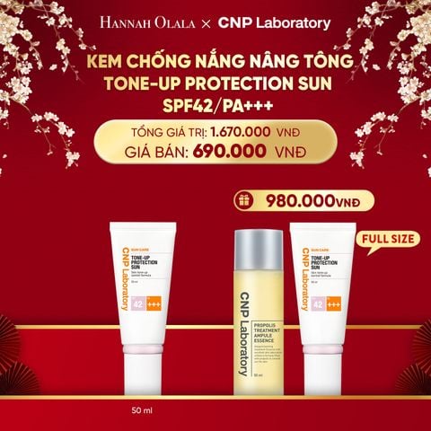  DEAL 51: KEM CHỐNG NẮNG NÂNG TÔNG CNP LABORATORY TONE-UP PROTECTION SUN SPF42/PA+++ 50ML 