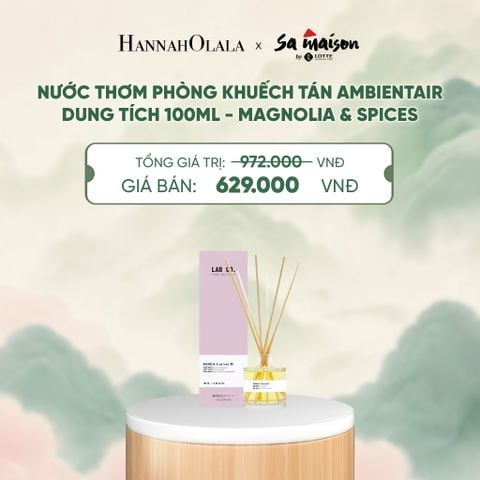  NƯỚC THƠM PHÒNG KHUẾCH TÁN AMBIENTAIR, DUNG TÍCH 100ML - DEAL 3 - A1768 