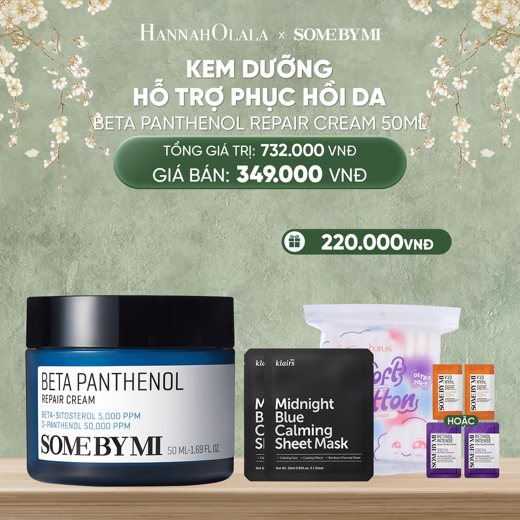  DEAL 2: KEM DƯỠNG ẨM VÀ PHỤC HỒI DA SOME BY MI BETA PANTHENOL 50ML 