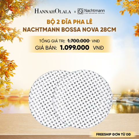  BỘ 2 ĐĨA PHA LÊ NACHTMANN BOSSA NOVA 28CM - E1889 
