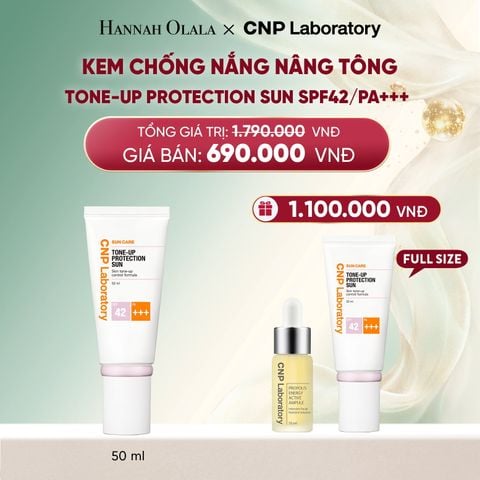  DEAL 52: KEM CHỐNG NẮNG NÂNG TÔNG CNP LABORATORY TONE-UP PROTECTION SUN SPF42/PA+++ 50ML 
