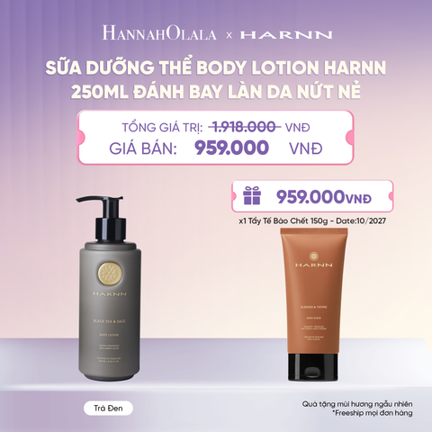  SỮA DƯỠNG THỂ BODY LOTION HARNN 250ML ĐÁNH BAY LÀN DA NỨT NẺ - A4055 