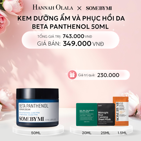  E9: DEAL 2: KEM DƯỠNG SOME BY MI BETA PANTHENOL REPAIR CREAM 50ML 