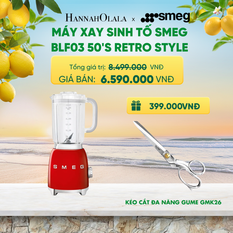  MÁY XAY SINH TỐ SMEG BLF03 50'S RETRO STYLE - A2637 