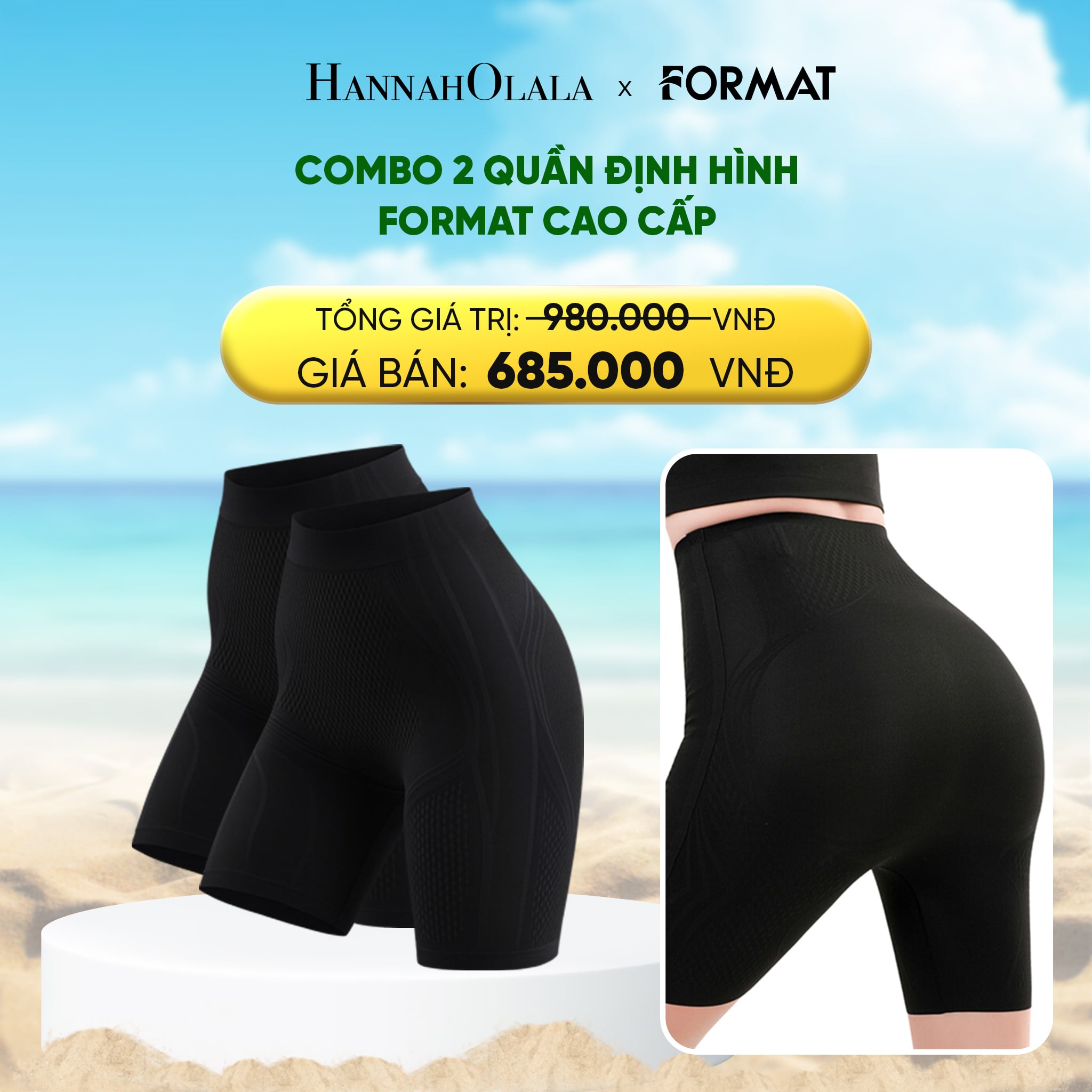  DEAL 5: COMBO 2 QUẦN ĐỊNH HÌNH FORMAT CAO CẤP 