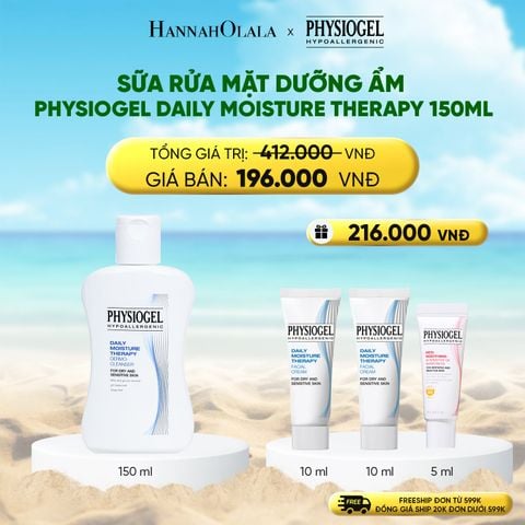  DEAL 2: SỮA RỬA MẶT DƯỠNG ẨM PHYSIOGEL DAILY MOISTURE THERAPY 150ML 