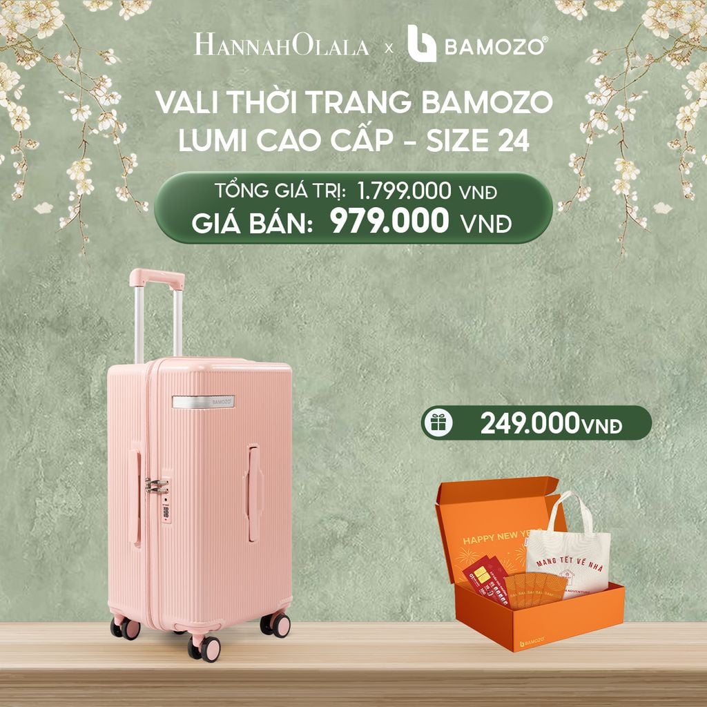  DEAL 1: VALI BAMOZO LUMISPACE CAO CẤP (TẶNG BỘ QUÀ TẾT GỒM LÌ XÌ TẾT, THIỆP TẾT, TÚI TOTE) 