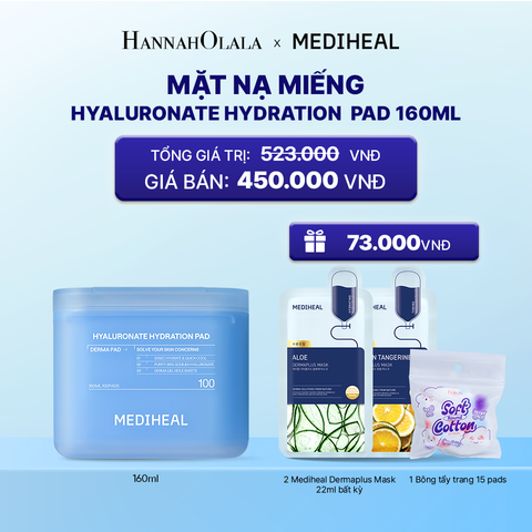  MEDIHEAL BỘ SẢN PHẨM TONER PAD 170ML_K177 