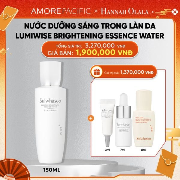  DEAL 12: NƯỚC DƯỠNG DA SÁNG TRONG LUMIWISE BRIGHTENING ESSENCE WATER 150ML 