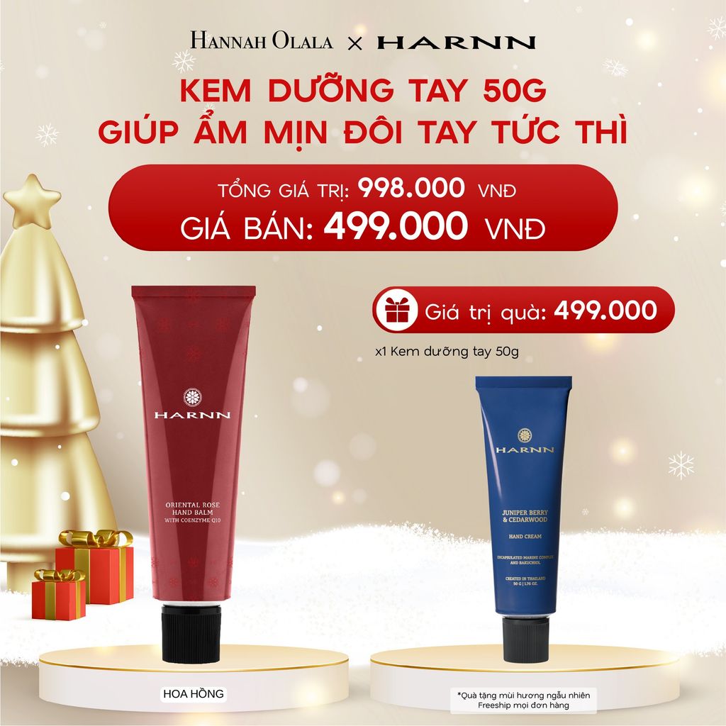  A1117_DEAL 2: [MUA 1 TẶNG 1] KEM DƯỠNG TAY HARNN 50G GIÚP ẨM MỊN ĐÔI TAY TỨC THÌ 