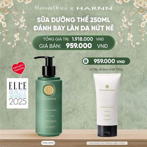  DEAL 2: SỮA DƯỠNG THỂ HARNN 250ML ĐÁNH BAY LÀN DA NỨT NẺ 