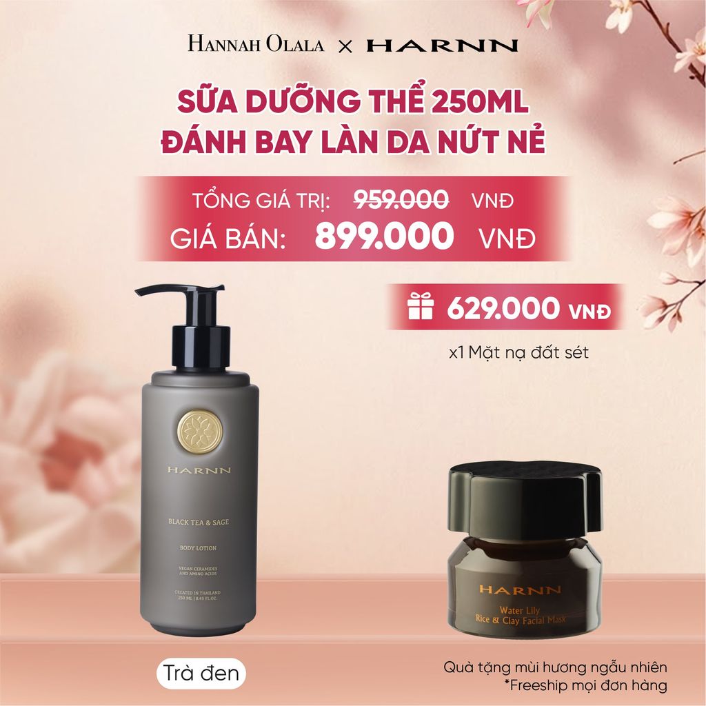  SỮA DƯỠNG THỂ BODY LOTION HARNN 250ML ĐÁNH BAY LÀN DA NỨT NẺ - A1403 