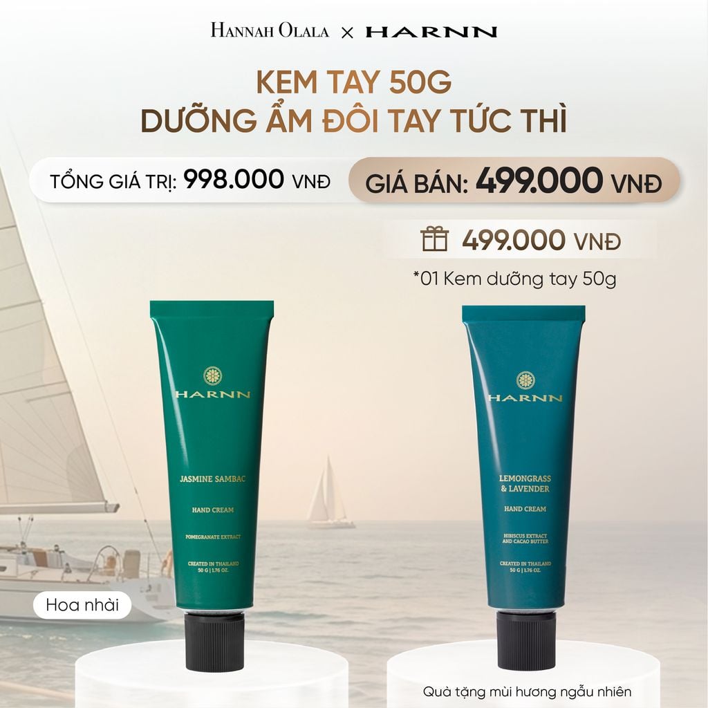  [MUA 1 TẶNG 1] KEM TAY HARNN 50G DƯỠNG ẨM ĐÔI TAY TỨC THÌ _ DEAL 2 