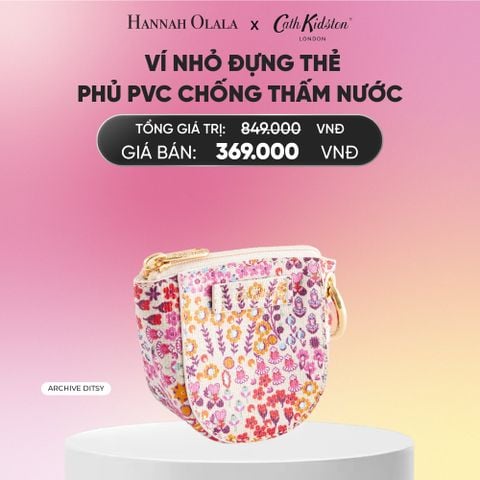 VÍ NHỎ ĐỰNG THẺ PHỦ PVC CHỐNG THẤM NƯỚC_A1960 