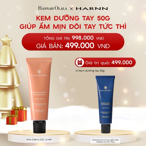  A1117_DEAL 2: [MUA 1 TẶNG 1] KEM DƯỠNG TAY HARNN 50G GIÚP ẨM MỊN ĐÔI TAY TỨC THÌ 