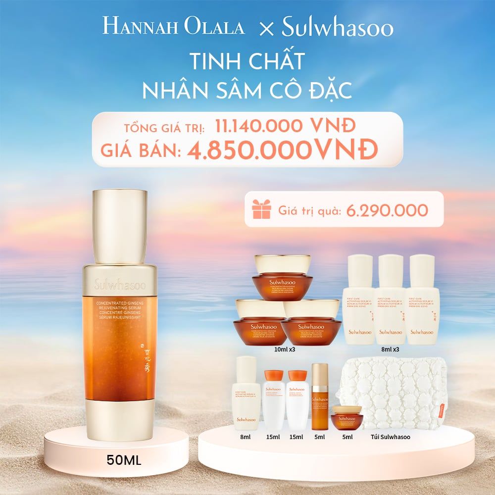  C66_DEAL 2: TINH CHẤT NHÂN SÂM CÔ ĐẶC CONCENTRATED GINSENG REJUVENATING SERUM 50ML 