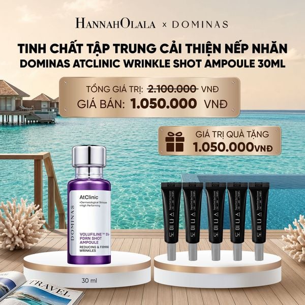  TINH CHẤT TẬP TRUNG CẢI THIỆN NẾP NHĂN DOMINAS ATCLINIC WRINKLE SHOT AMPOULE 30ML_ D914 