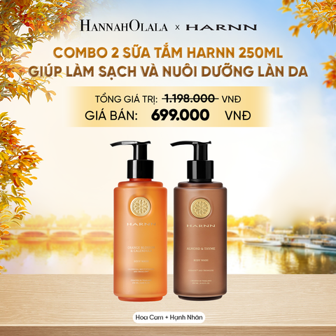  COMBO 2 SỮA TẮM HARNN 250ML GIÚP LÀM SẠCH VÀ NUÔI DƯỠNG LÀN DA - E211 