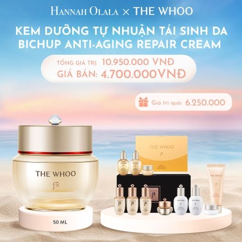  C34_DEAL 02: KEM DƯỠNG TỰ NHUẬN TÁI SINH DA THE WHOO BICHUP ANTI-AGING REPAIR CREAM 50ML 