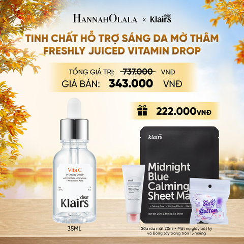  DEAR KLAIRS TINH CHẤT VITAMIN PDRN BOUNCY PORE SERUM 35 ML - E152 