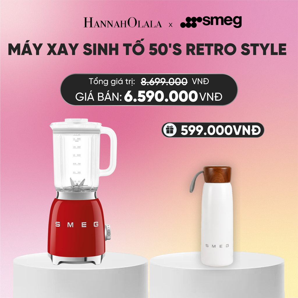  MÁY XAY SINH TỐ SMEG 50'S RETRO STYLE 