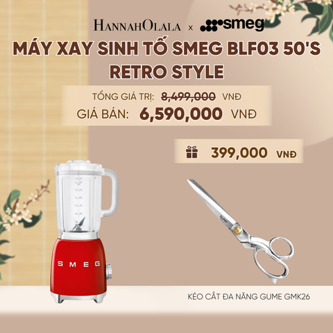  MÁY XAY SINH TỐ SMEG BLF03 50'S RETRO STYLE - A2268 