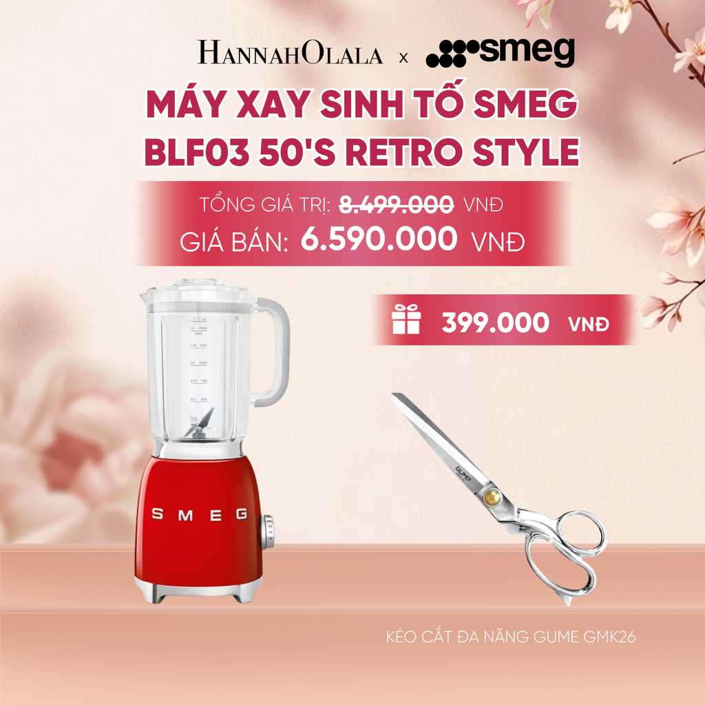  MÁY XAY SINH TỐ SMEG BLF03 50'S RETRO STYLE - A960 