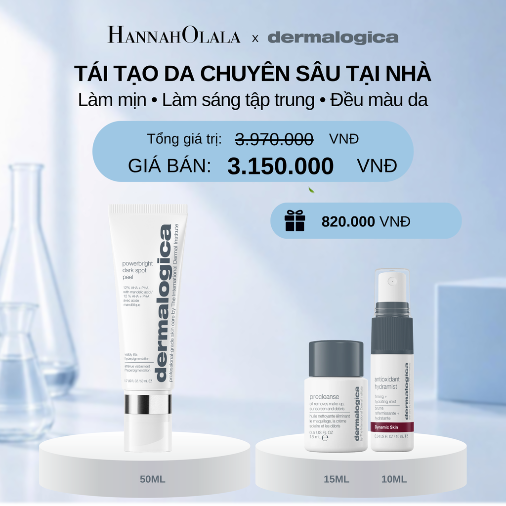  PEEL CẢI THIỆN BỀ MẶT DA LÀM SÁNG RÕ RỆT CÁC ĐỐM NÂU POWERBRIGHT DARK SPOT PEEL 50ML - DEAL 2 