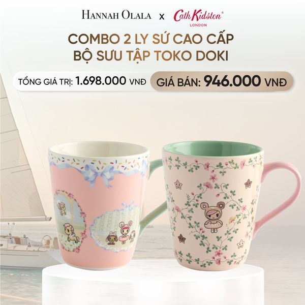  COMBO 2 LY SỨ CAO CẤP CATH KIDSTON BỘ SƯU TẬP TOKO DOKI _ DEAL 2 