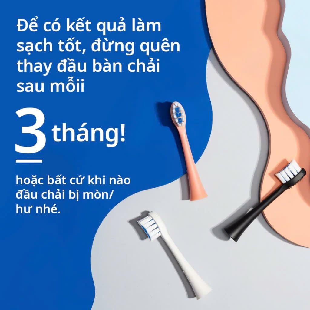  DEAL 6: BỘ 4 ĐẦU BÀN CHẢI ZENYUM SONIC PHIÊN BẢN ÊM DỊU 