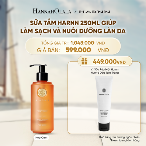  SỮA TẮM HARNN 250ML GIÚP LÀM SẠCH VÀ NUÔI DƯỠNG LÀN DA - A1400 