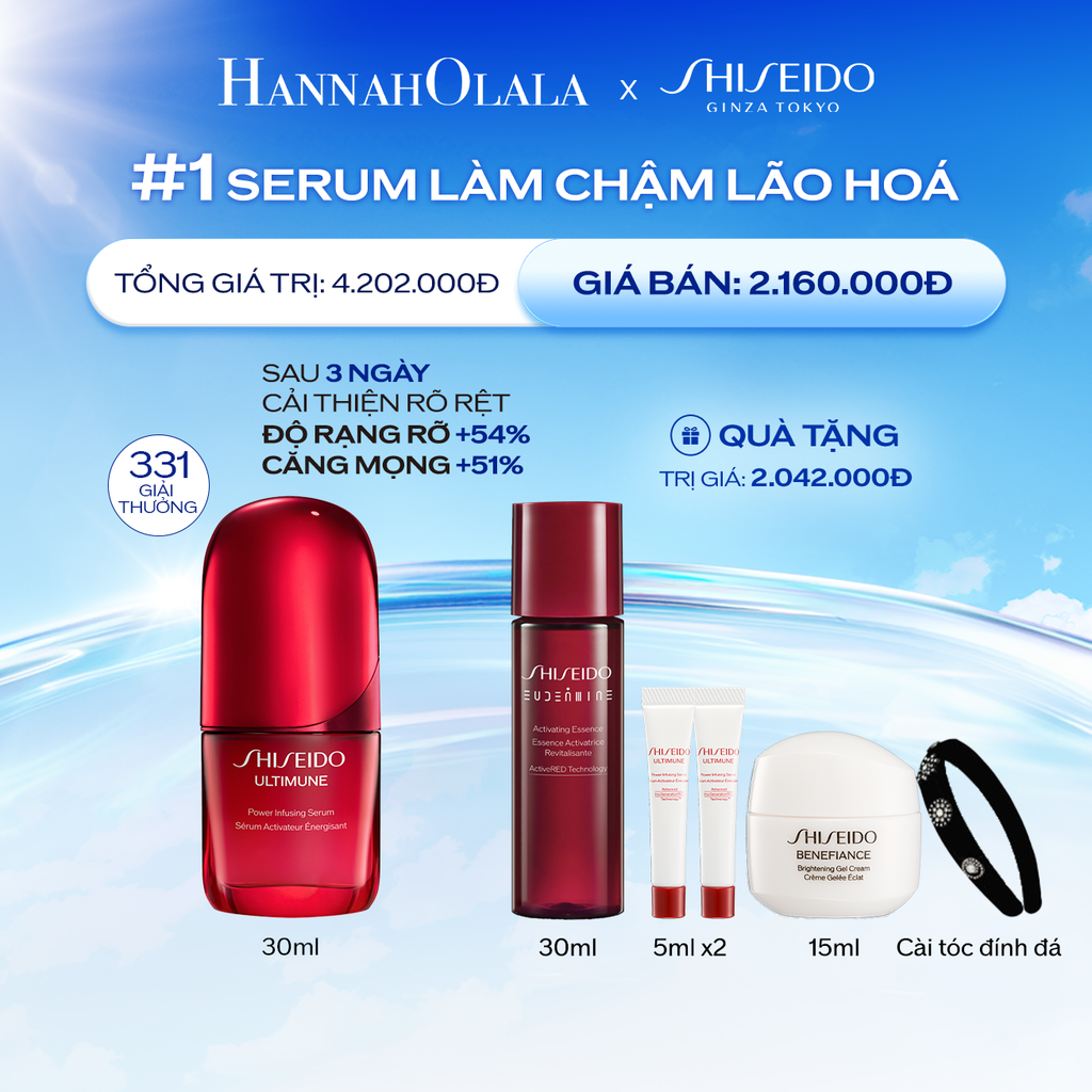  DEAL 2: TINH CHẤT DƯỠNG DA SHISEIDO ULTIMUNE POWER INFUSING 4.0 SERUM 30ML 