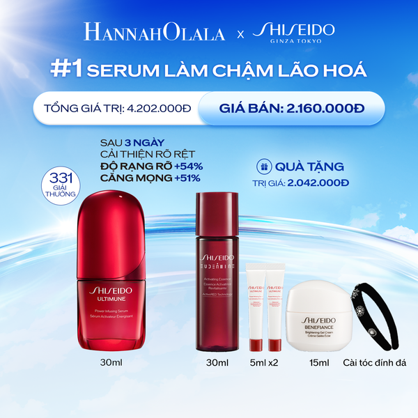  DEAL 2: TINH CHẤT DƯỠNG DA SHISEIDO ULTIMUNE POWER INFUSING 4.0 SERUM 30ML 
