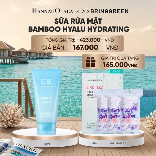  SỮA RỬA MẶT BAMBOO HYALU HYDRATING CLEANSING FOAM 120ML_ D1264 