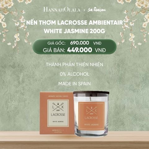  DEAL 5: NẾN THƠM LACROSSE AMBIENTAIR, 200G 