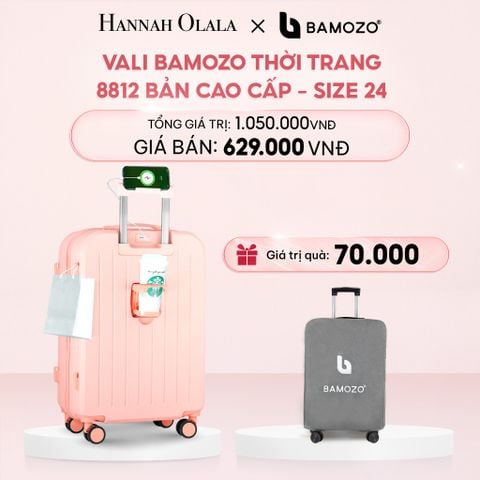  E40_DEAL 3: VALI BAMOZO 8812 CAO CẤP (TẶNG BỌC VALI) 
