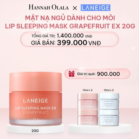  E262_DEAL 2: MẶT NẠ NGỦ DÀNH CHO MÔI LANEIGE LIP SLEEPING MASK 20G (CHỌN MÙI HƯƠNG) 