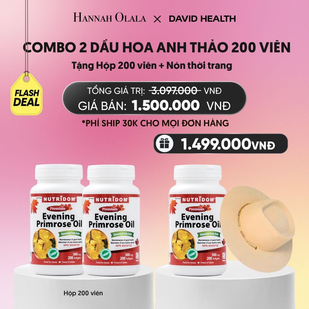  MUA 2 TẶNG 1 LỌ HỘP DẦU HOA ANH THẢO CHIỀU (200 VIÊN) - FLASH DEAL_A1874 
