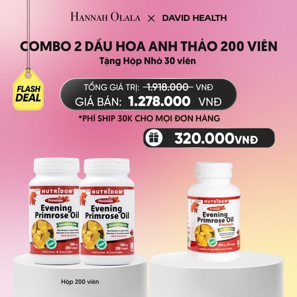  MUA 2 HỘP DẦU HOA ANH THẢO CHIỀU (200 VIÊN) - TẶNG 1 HỘP DẦU HOA ANH THẢO (30 VIÊN) - FLASH DEAL_ A1864 