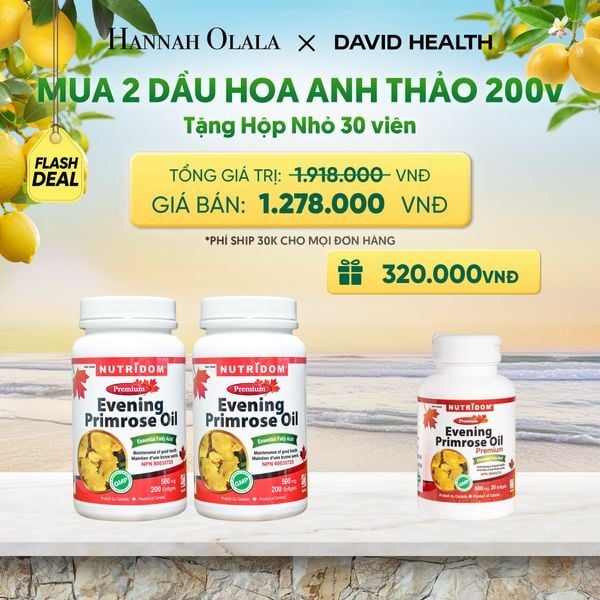  [FLASH DEAL] MUA 2 HỘP DẦU HOA ANH THẢO CHIỀU (200 VIÊN) - TẶNG 1 HỘP DẦU HOA ANH THẢO (30 VIÊN) _ DEAL 1 - A1959 
