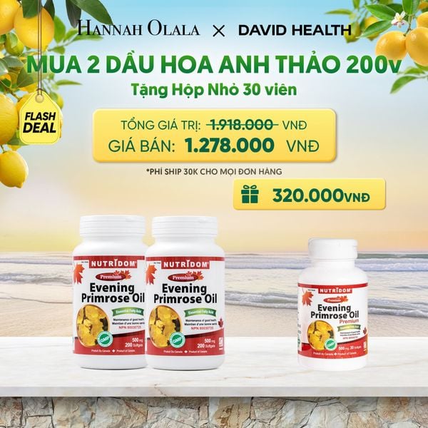  [FLASH DEAL] MUA 2 HỘP DẦU HOA ANH THẢO CHIỀU (200 VIÊN) - TẶNG 1 HỘP DẦU HOA ANH THẢO (30 VIÊN) _ DEAL 1 