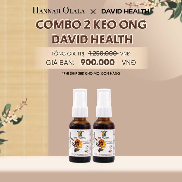  COMBO 2 KEO ONG BEE PROPOLIS 30ML DAVID HEALTH - A515 